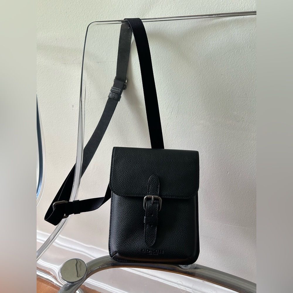 NWOT Coach Black Leather Women's Crossbody Bag